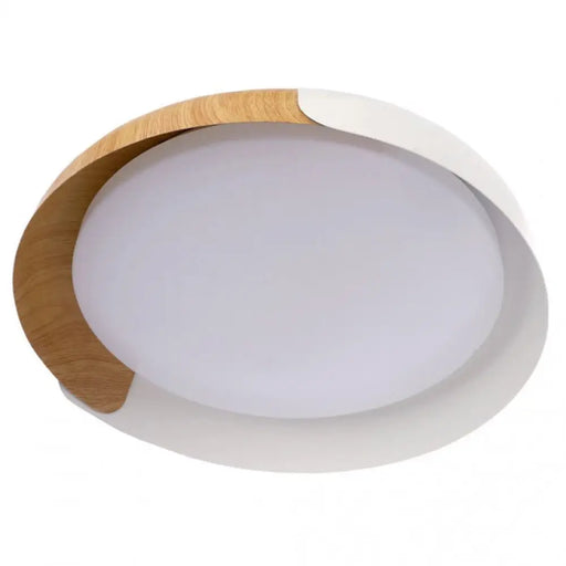 LED ПЛАФОН 24W 3000-6000K 46CM БЯЛ/ДЪРВО LIGHTEX CABANA