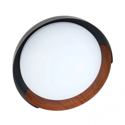 LED ПЛАФОН 24W 3000-6000K 46CM ЧЕРЕН/ДЪРВО LIGHTEX CABANA