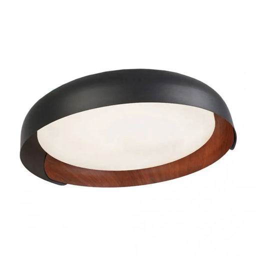 LED ПЛАФОН 24W 3000-6000K 46CM ЧЕРЕН/ДЪРВО LIGHTEX CABANA