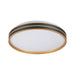 LED ПЛАФОН 24W 3000-6500K 39CM ЧЕРЕН RABALUX GANDOR