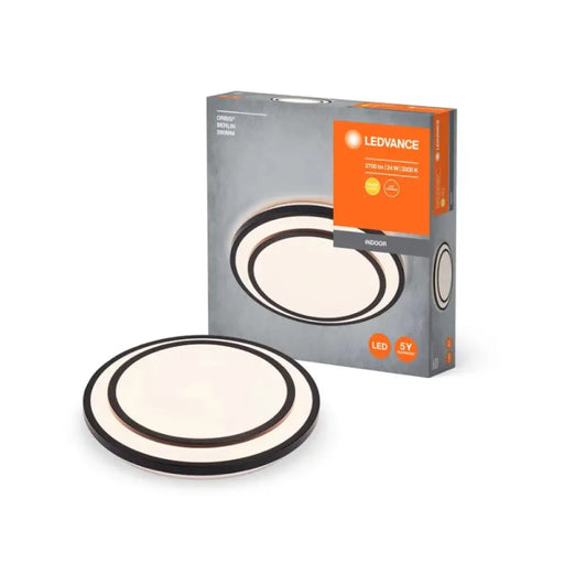 LED ПЛАФОН 24W 3000K 2700LM 39CM ЧЕРЕН LEDVANCE BERLIN