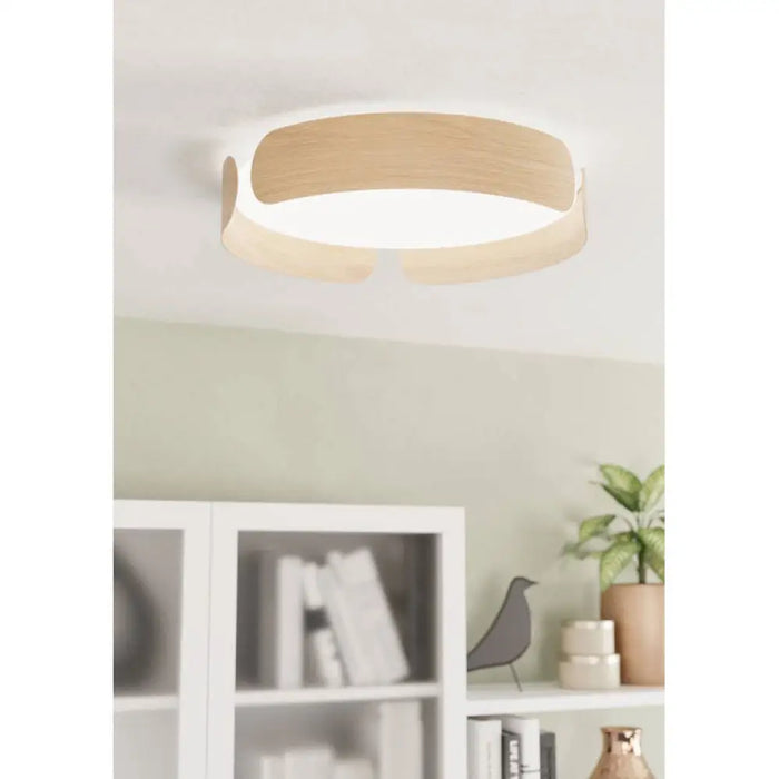 LED ПЛАФОН 24W 3000K 35CM ДЪБ EGLO VALCASOTTO