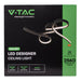 LED ПЛАФОН 24W 3000K ЧЕРЕН V-TAC