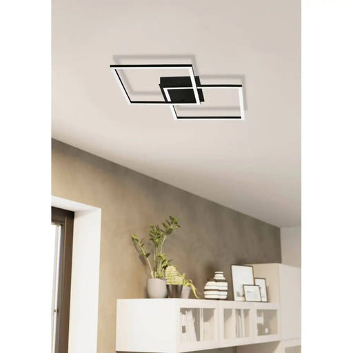LED ПЛАФОН 28W 3000LM ЧЕРНО EGLO PALMAVES 1