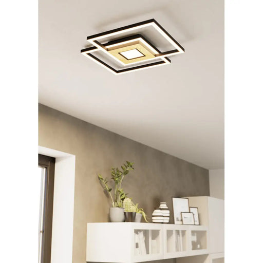 LED ПЛАФОН 2X17W 2700-6500K ЧЕРЕН EGLO MARINELLO