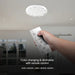 LED ПЛАФОН 30-60W 3000-6500K 49CM С ДИСТАНЦИОННО ДИМИРУЕМ