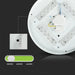 LED ПЛАФОН 36W 3000-6400K 50CM МАТ V-TAC