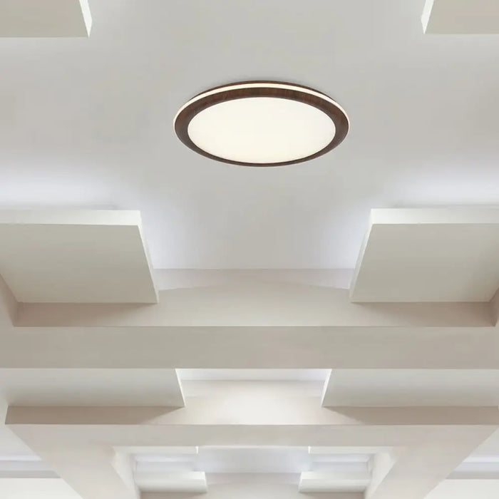 LED ПЛАФОН 36W 41СМ 3CCT ДЪРВО ДИСТАНЦИОННО УПРАВЛЕНИЕ V-TAC