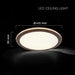 LED ПЛАФОН 36W 41СМ 3CCT ДЪРВО ДИСТАНЦИОННО УПРАВЛЕНИЕ V-TAC