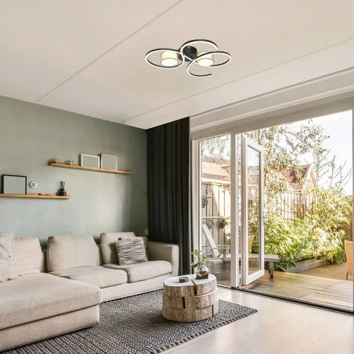 LED ПЛАФОН 38W 4000K ЧЕРЕН 1880LM RABALUX SHIENA