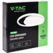 LED ПЛАФОН 38W 4000K ЧЕРЕН V-TAC