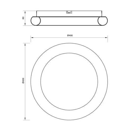 LED ПЛАФОН 45W 3000-6000K 4742LM 40CM БЯЛ ДУ VIVALUX CHELSEA
