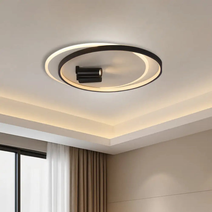 LED ПЛАФОН 86W 3000-6000K 5282LM БЯЛ/ЧЕРЕН ДУ VIVALUX ARAGON
