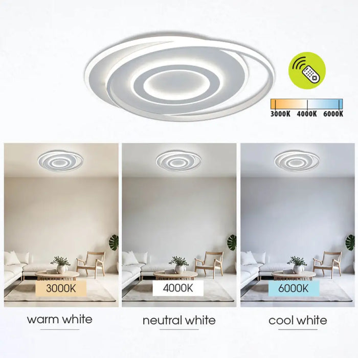 LED ПЛАФОН 88W 3000-6000K 5819LM БЯЛ ДУ VIVALUX TILDA