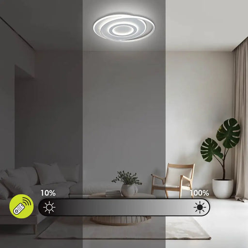 LED ПЛАФОН 88W 3000-6000K 5819LM БЯЛ ДУ VIVALUX TILDA