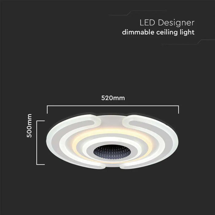 LED ПЛАФОН 95W 3000-6500K Ф50 ДИМИРУЕМ V-TAC