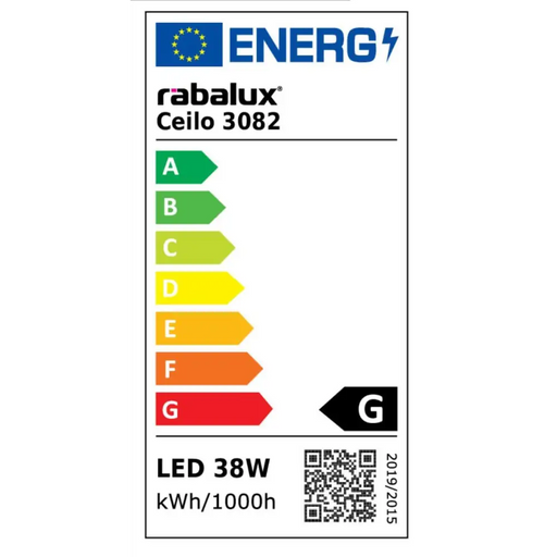 LED ПЛАФОН CEILO 38W ЧЕРНО