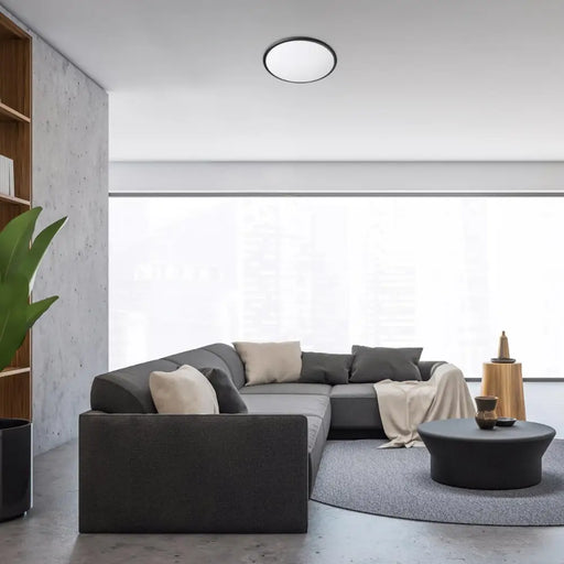 LED ПЛАФОН ENGON 24W 1400LM D38 ЧЕРЕН