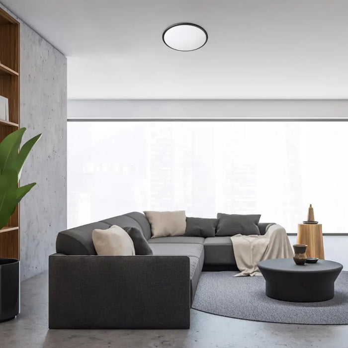 LED ПЛАФОН ENGON 24W 1400LM D38 ЧЕРЕН