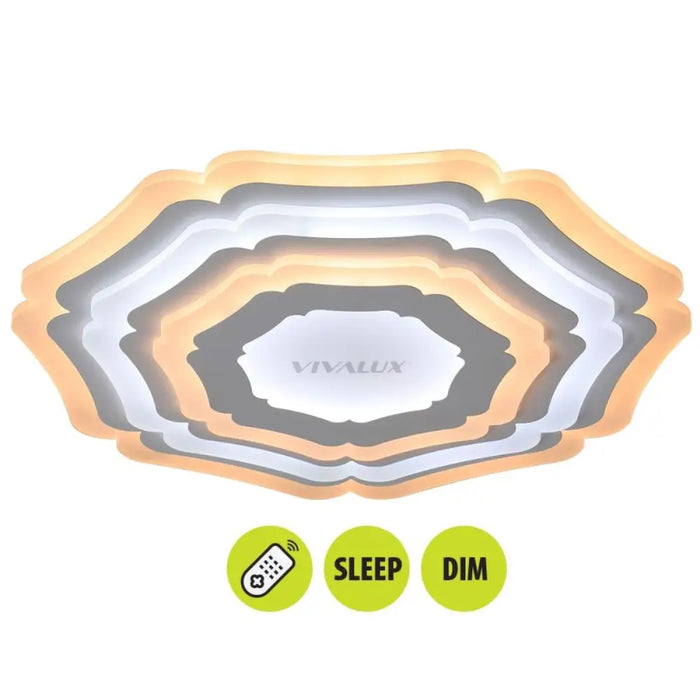 LED ПЛАФОН NORA 77W МУЛТИФУНКЦИОНАЛЕН