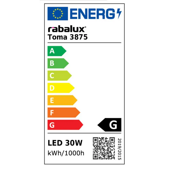 LED ПЛАФОН TOMA 30W ХРОМ IP44
