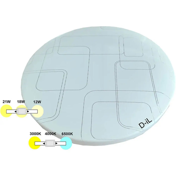 LED ПЛАФОН 12W 18W 21W С КЛЮЧ D-IL GABIO