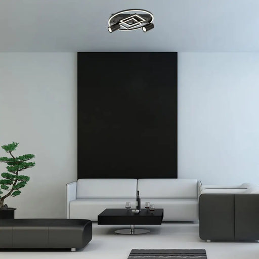 LED ПЛАФОН 40W 4000K ЧЕРЕН RABALUX AZTEC