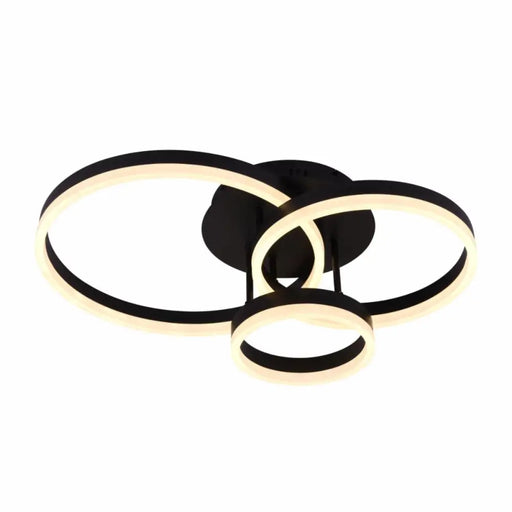 LED ПЛАФОН CATERINA ЧЕРЕН 60W LIGHTEX