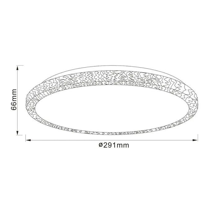 LED ПЛАФОН DASSIE 12W 1600LM