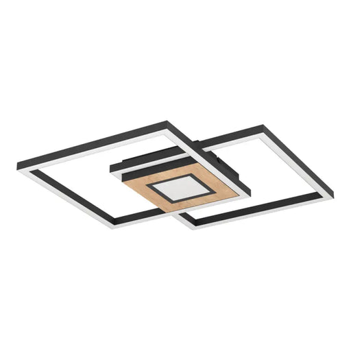 LED ПЛАФОН 2X17W 2700-6500K ЧЕРЕН EGLO MARINELLO
