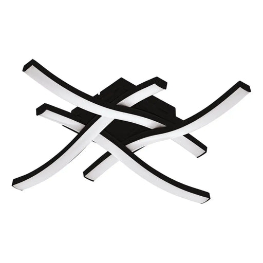 LED ПЛАФОН 4X7.4W 2480LM 3000K ЧЕРЕН EGLO CABEZAS-E