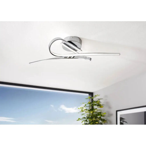 LED ПЛАФОН 2X10W 3000K ХРОМ EGLO SELVINA
