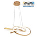 LED ПОЛИЛЕЙ 60W 3000-6000K 3653LM 60CM ЗЛАТО VIVALUX MAREA