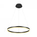 LED ПОЛИЛЕЙ CATERINA 44W ЧЕРЕН LIGHTEX