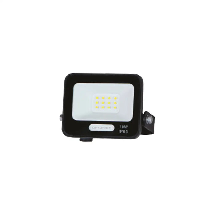 LED ПРОЖЕКТОР 10W 4000K IP65 ЧЕРЕН С КАБЕЛ 15CM OPTONICA