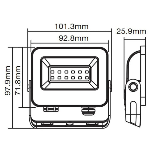 LED ПРОЖЕКТОР 10W 4000K IP65 VITO SAVA