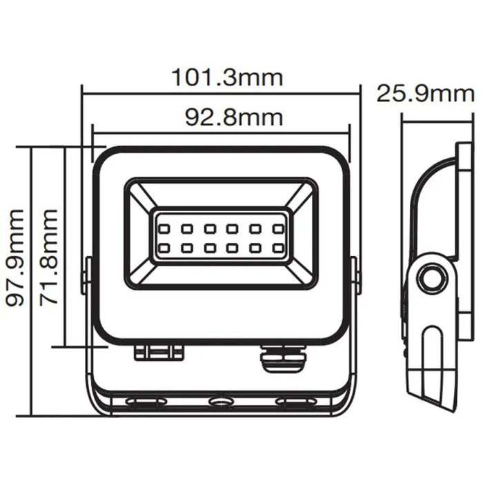 LED ПРОЖЕКТОР 10W 6000K IP65 VITO SAVA