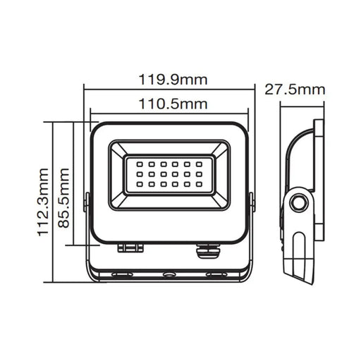LED ПРОЖЕКТОР 20W 4000K IP65 VITO SAVA
