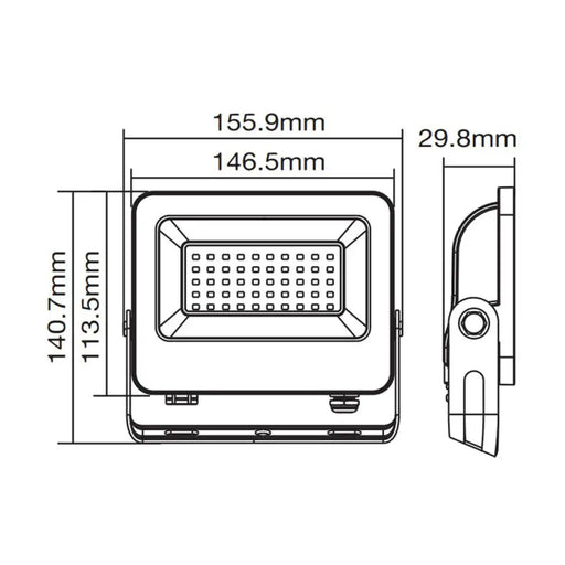 LED ПРОЖЕКТОР 30W 4000K IP65 VITO SAVA
