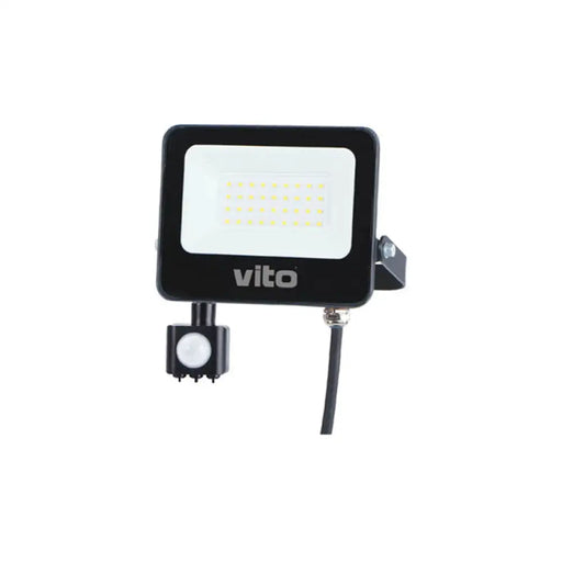 LED ПРОЖЕКТОР 30W 6000K IP65 СЪС СЕНЗОР VITO SAVA