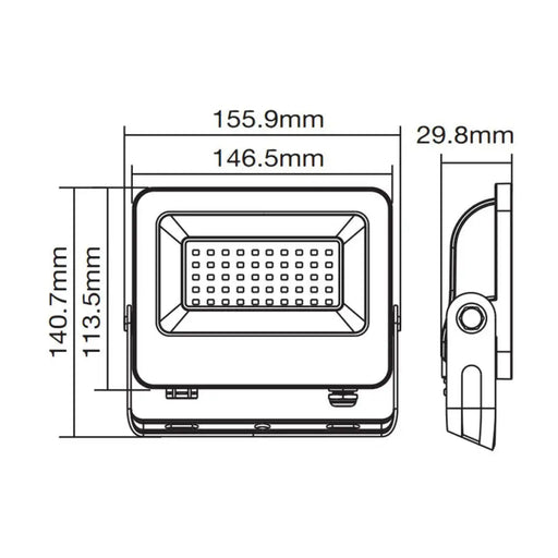 LED ПРОЖЕКТОР 30W 6000K IP65 VITO SAVA
