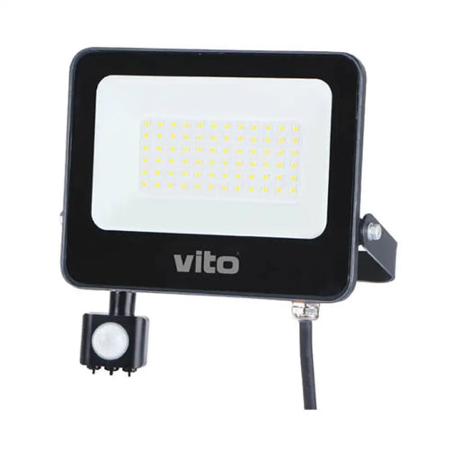 LED ПРОЖЕКТОР 50W 6000K IP65 СЪС СЕНЗОР VITO SAVA