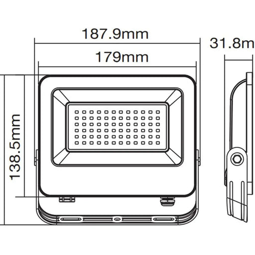 LED ПРОЖЕКТОР 50W 6000K IP65 VITO SAVA