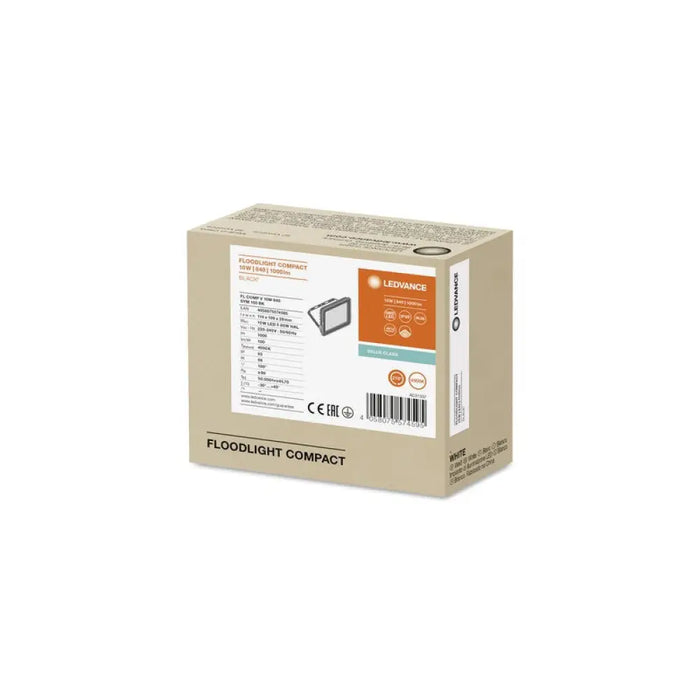 LED ПРОЖЕКТОР FL COMP VALUE 10W 840 SYM 100 BK LEDVANCE