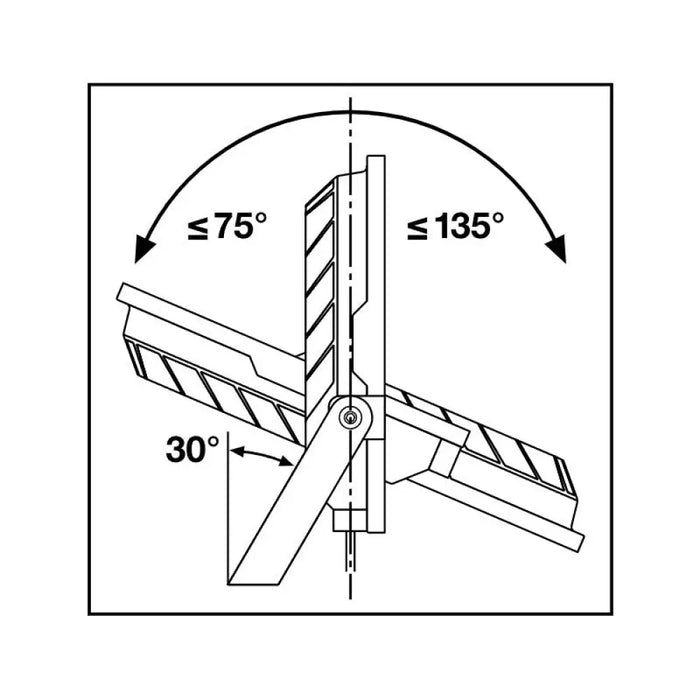 LED ПРОЖЕКТОР FL COMP VALUE 180W 840 SYM 100 BK LEDVANCE