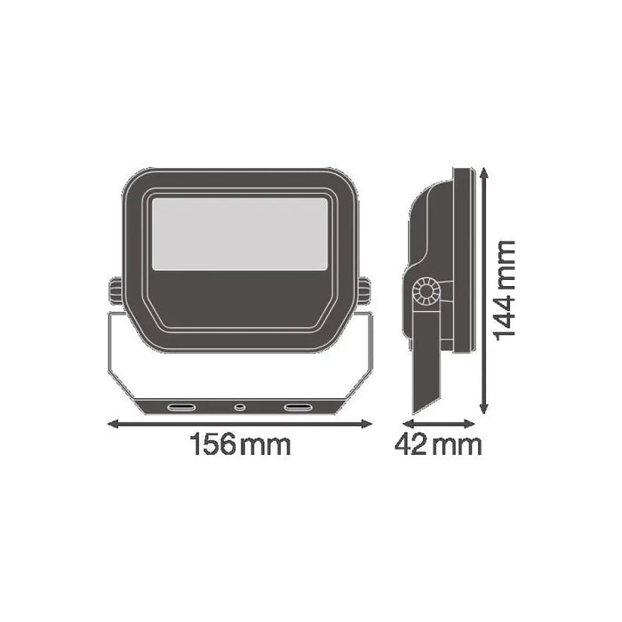 LED ПРОЖЕКТОР FLOOD GEN2 LED 20W/4000K BLACK IP65 LEDVANCE