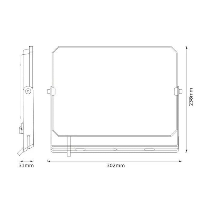 LED ПРОЖЕКТОР FLOODLIGHT LUX 100W 840 BLACK OSRAM LEDVANCE
