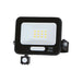 LED ПРОЖЕКТОР СЪС СЕНЗОР 10W 900LM IP65 ЧЕРЕН OPTONICA