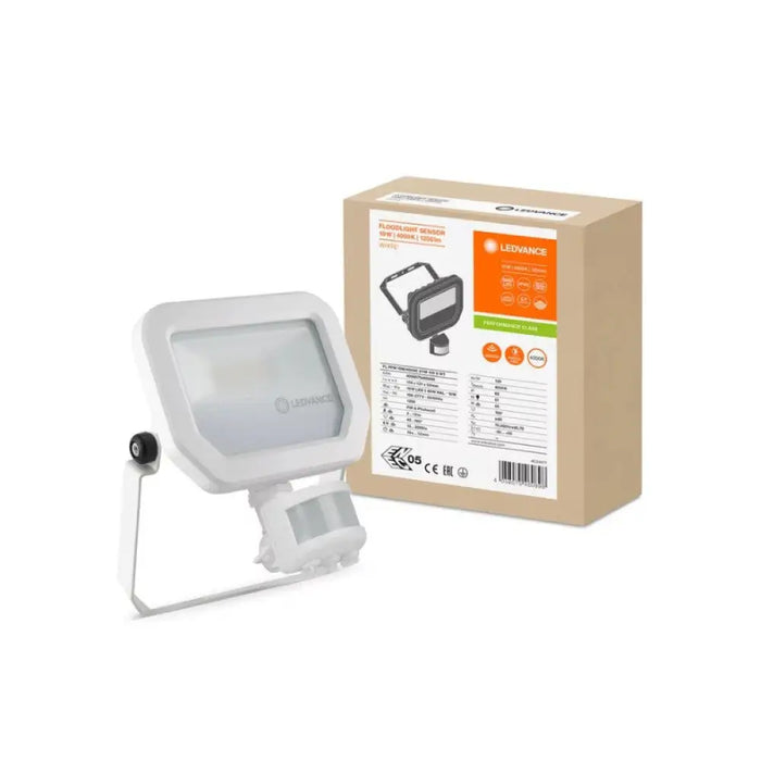LED ПРОЖЕКТОР СЪС СЕНЗОР FL PFM 10W / 4000 K SYM 100 SENSOR