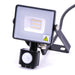 LED ПРОЖЕКТОР СЪС СЕНЗОР 10W 6400K 800LM IP65 ЧЕРЕН V-TAC